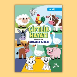 Çiftlik Hayatı Boyama Kitabı – Minikler İçin Eğlenceli Çizimler