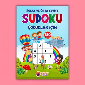 Çocuklar İçin Sudoku Kitabı | Kolay ve Orta Seviye